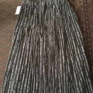 Dark Green Lace Midi Skirt size S